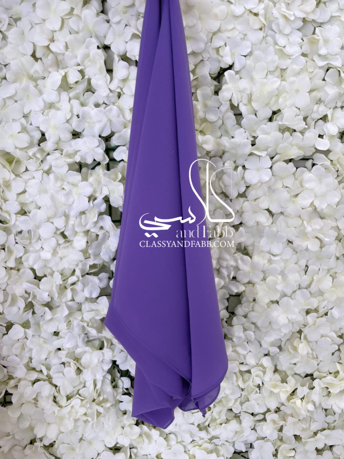 Purple scarves
