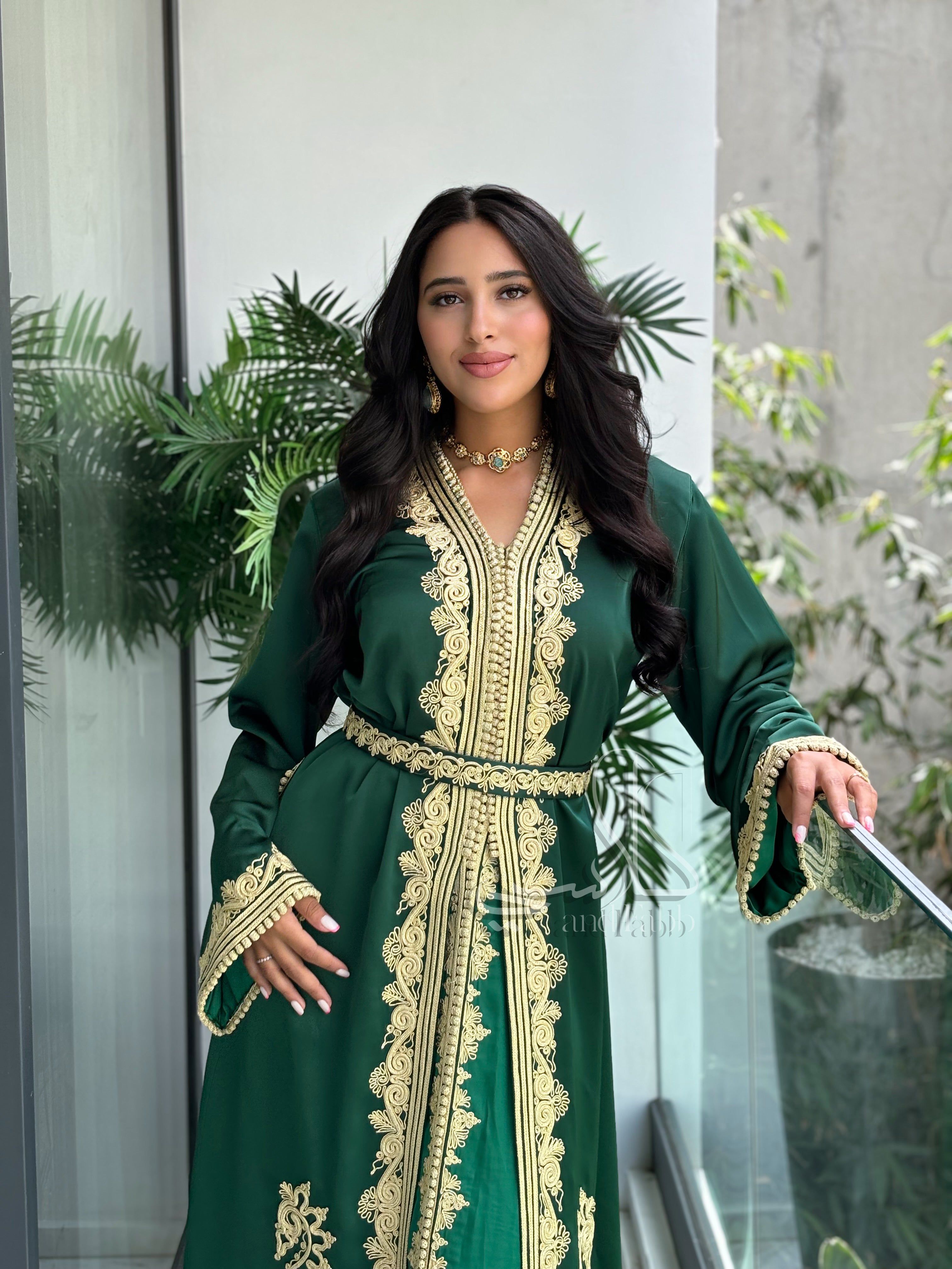 Classy Luxury Royal caftan kaftan Moroccan dress Tlija Classy Fabb